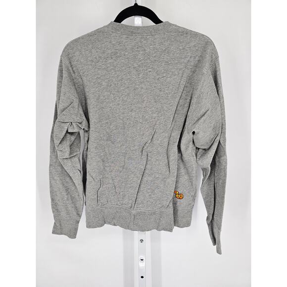 Uniqlo Womens Sz S Kaws Sesame Street Crew Neck Sweatshirt Gray - Picture 4 of 5